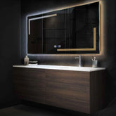 Espejo LED Rectangular | Botones táctiles | Función antivaho | Temperatura de color ajustable - Reyze Seria Minimal Model 2